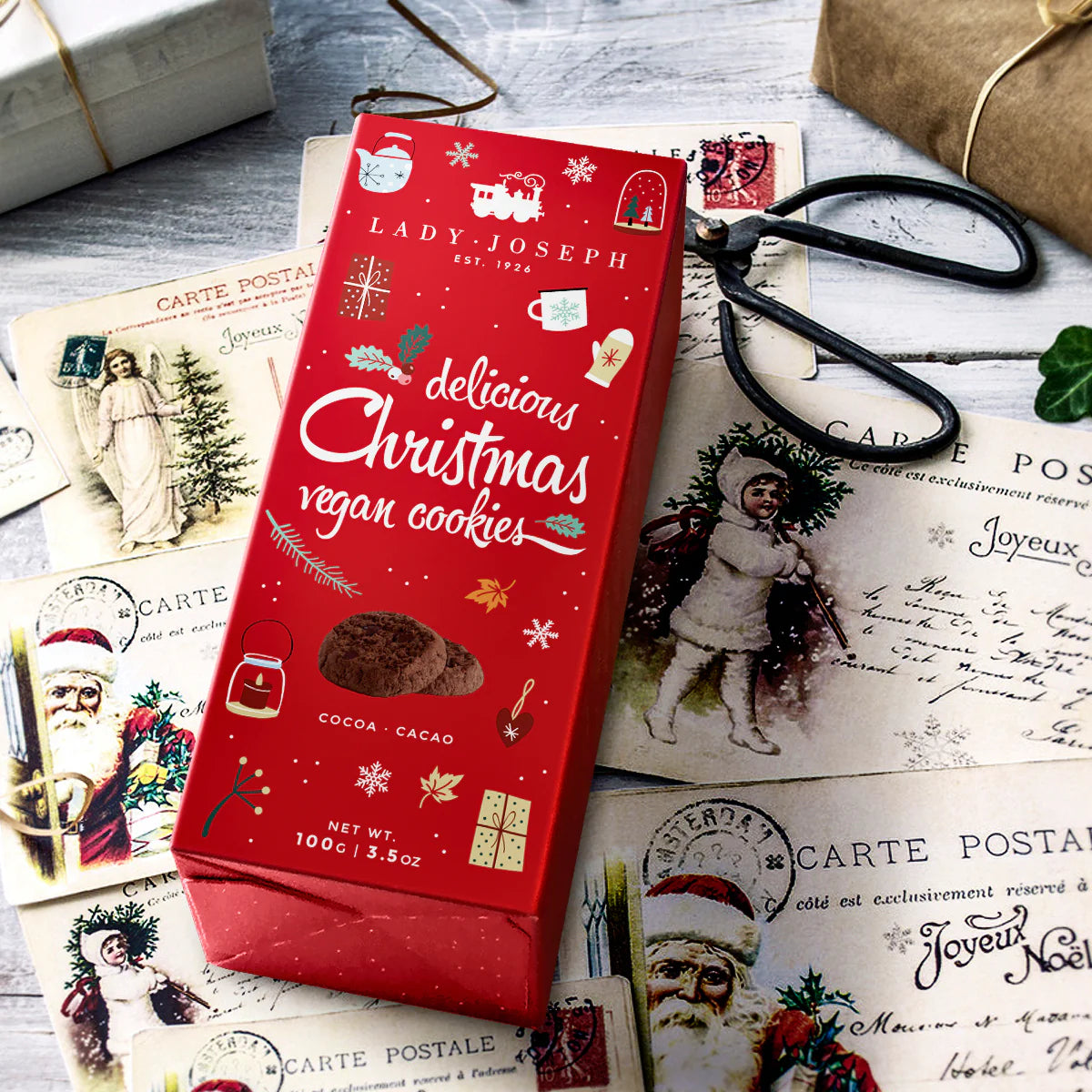 Biscoitos de Chocolate Edição Natal Lady Joseph