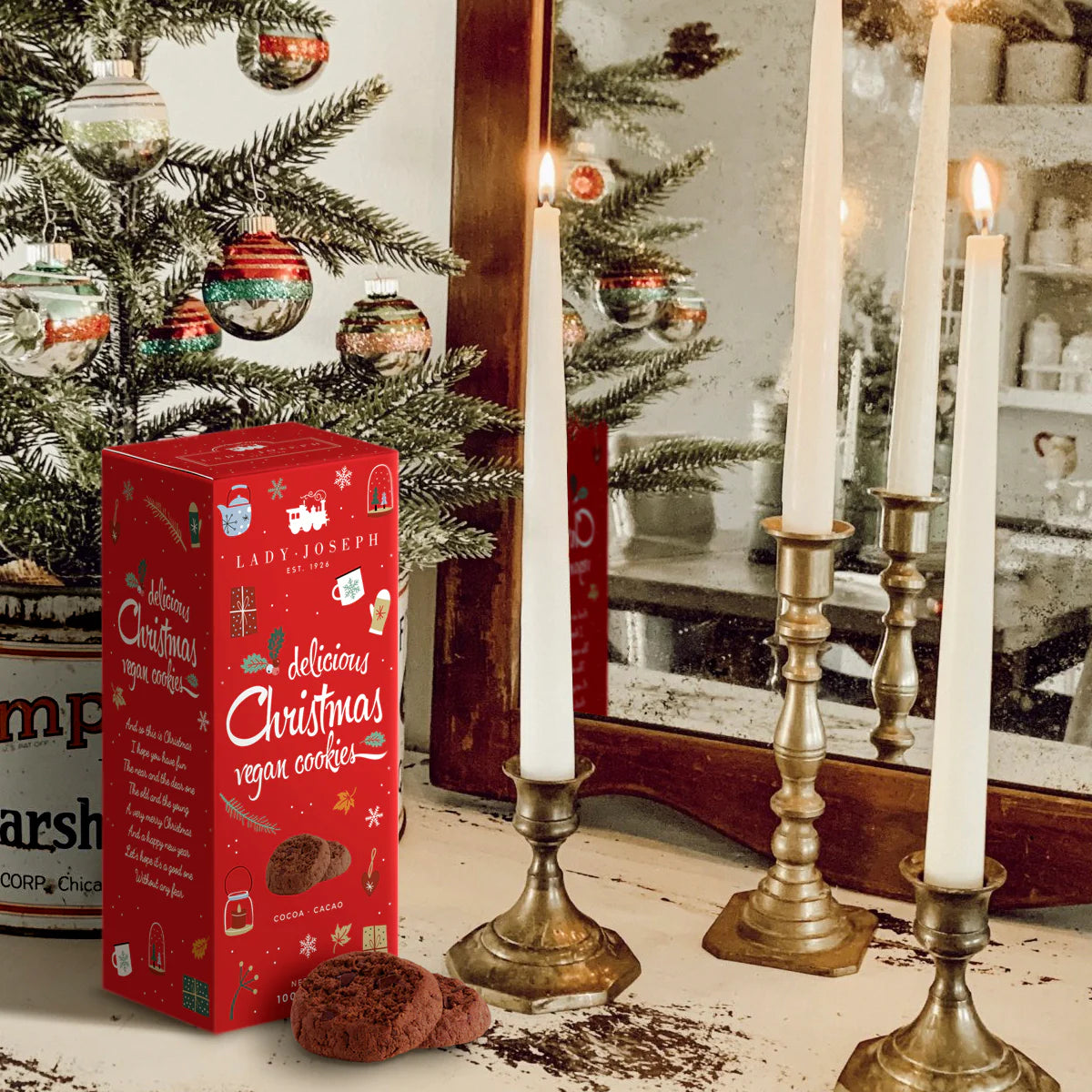 Biscoitos de Chocolate Edição Natal Lady Joseph