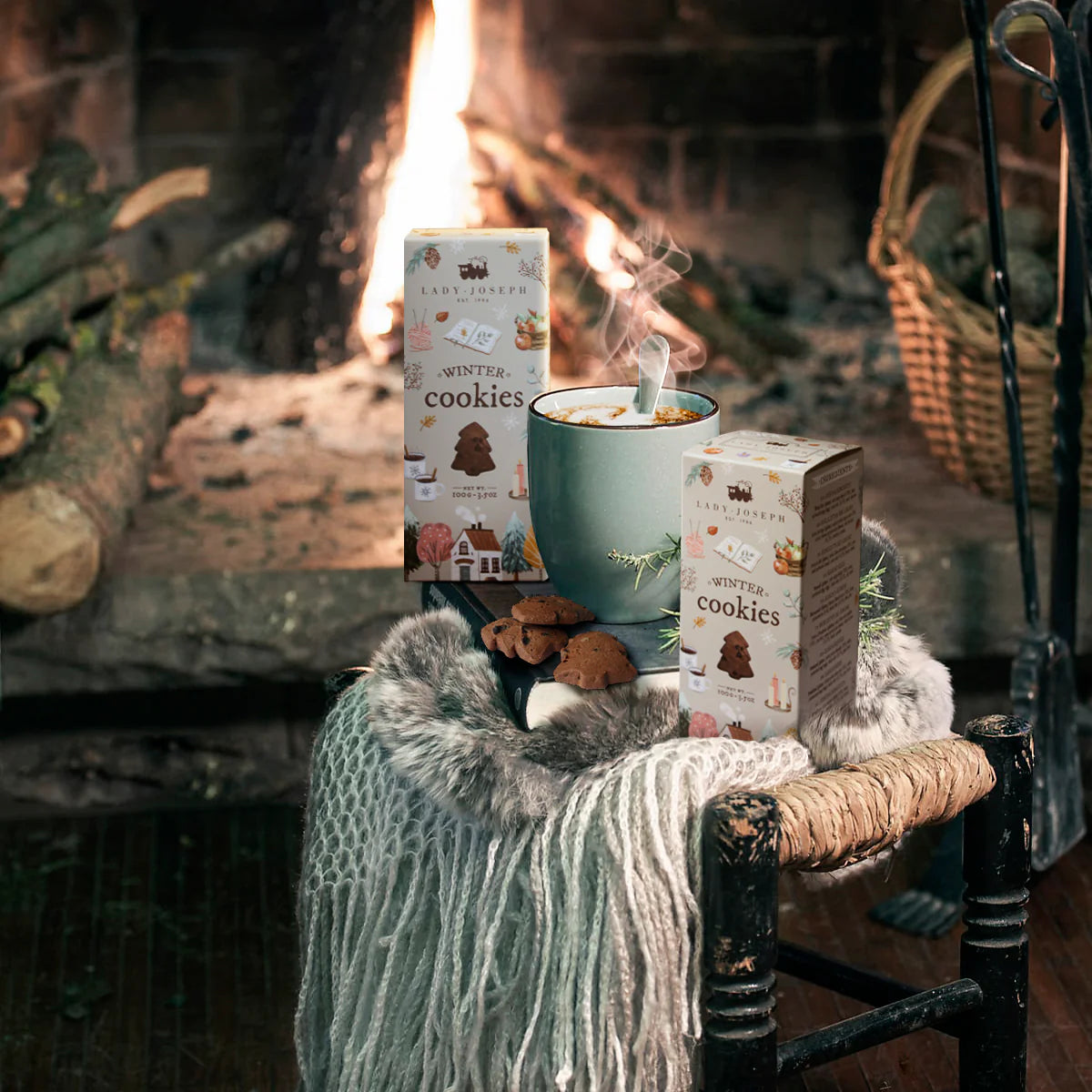Biscoitos de Chocolate Edição Winter Lady Joseph