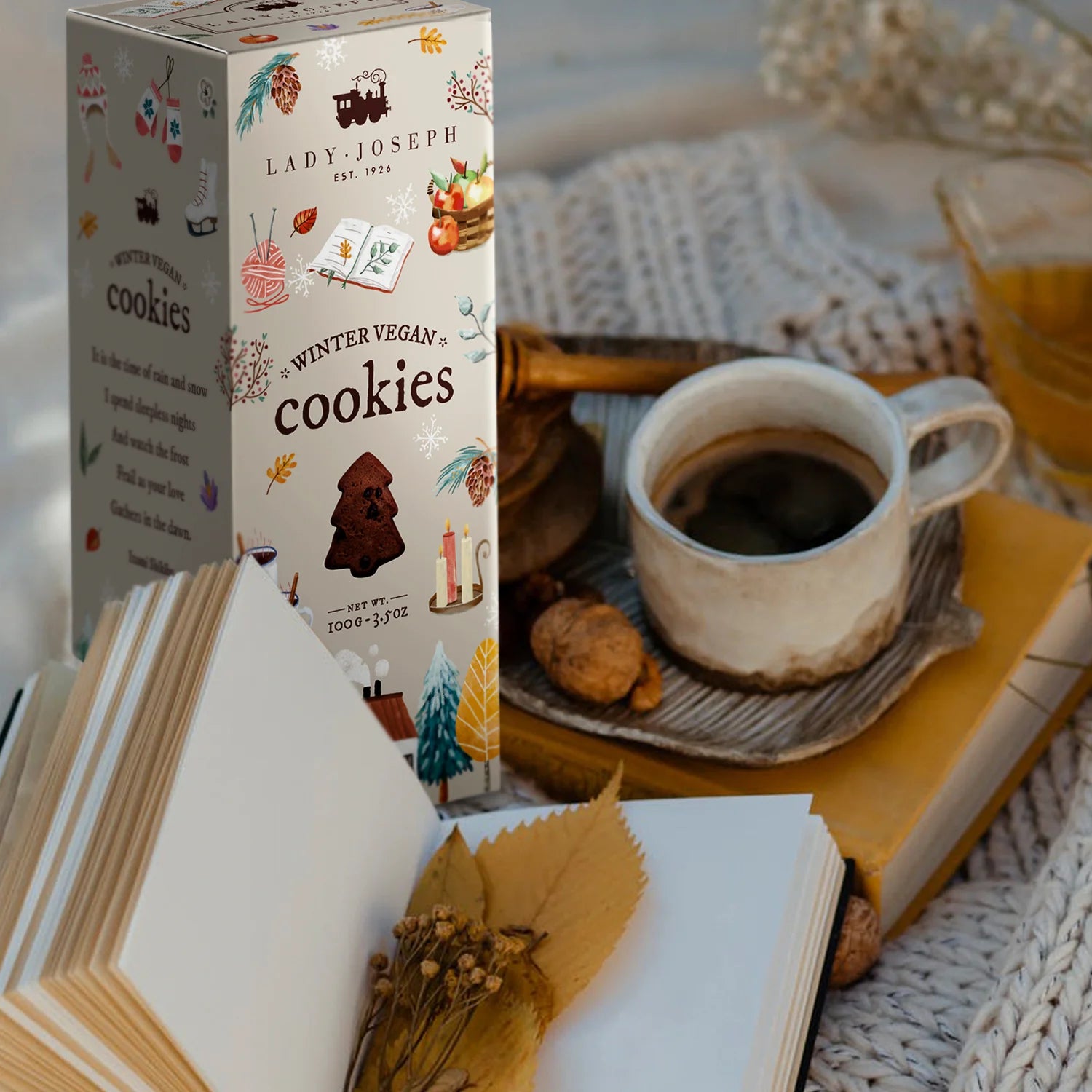 Biscoitos de Chocolate Edição Winter Lady Joseph