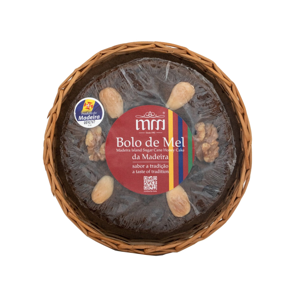Bolo de Mel da Ilha da Madeira com Cesto