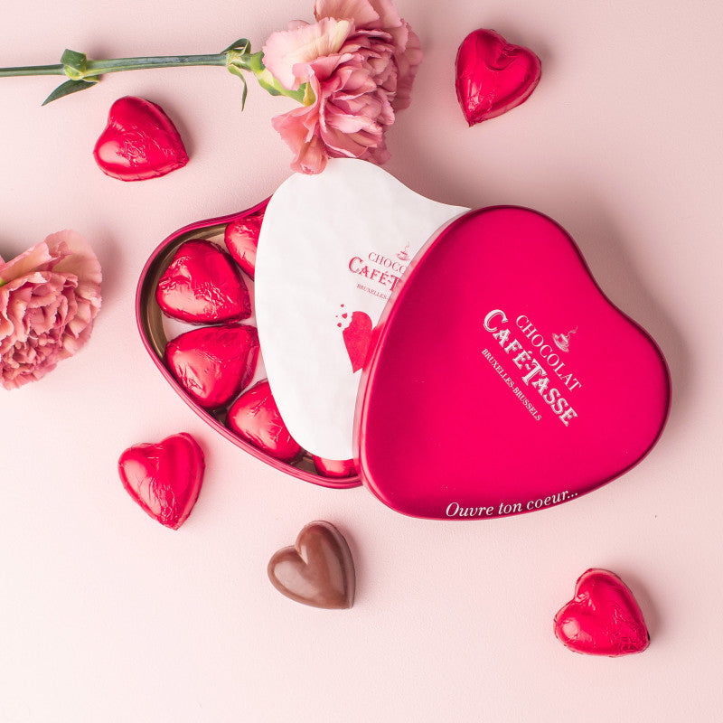 Bombons de Chocolate Corações Café-Tasse