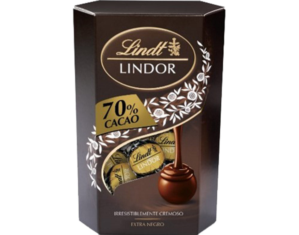 Bombons de Chocolate Negro Lindor Lindt 75g