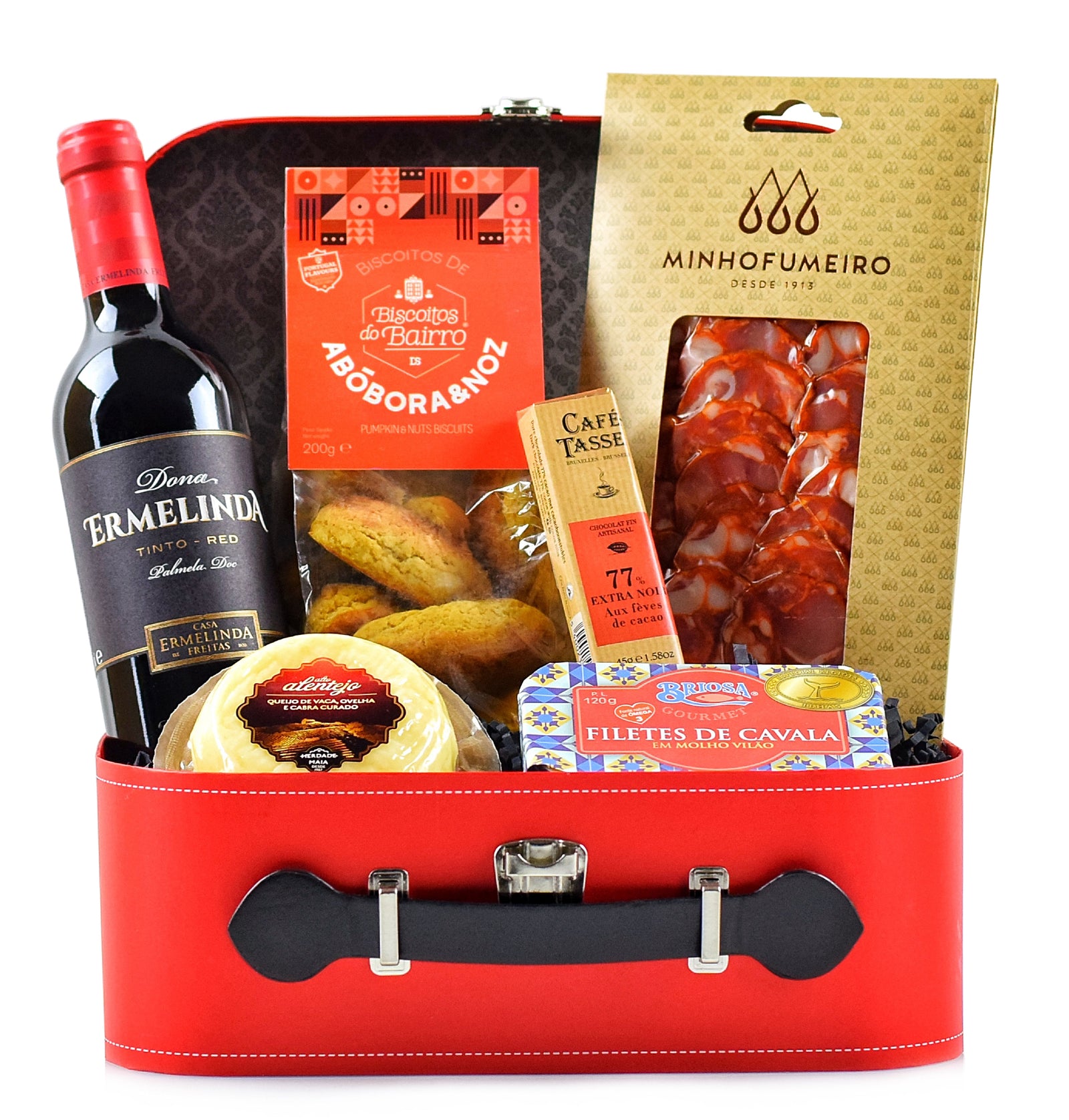 Cabaz de Natal com Vinho Dona Ermelinda