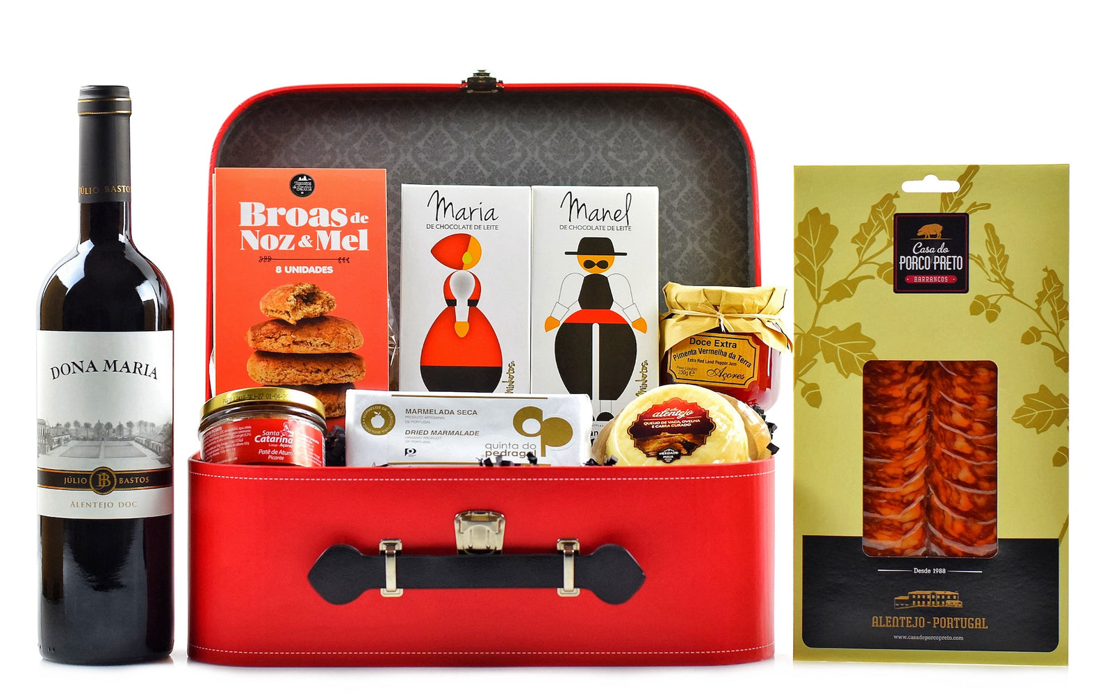 Cabaz de Natal com Vinho Alentejo Dona Maria