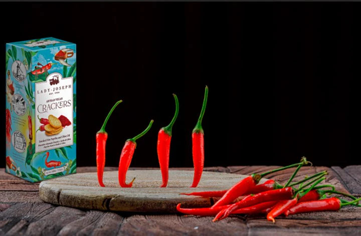 Crackers de Paprica Fumada Picante e Azeite Lady Joseph