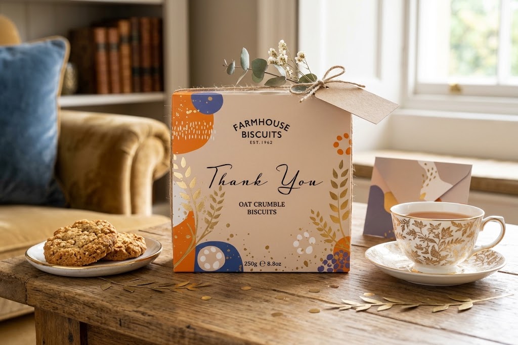 Biscoitos de Aveia - Gift Box Thank You - Farmhouse