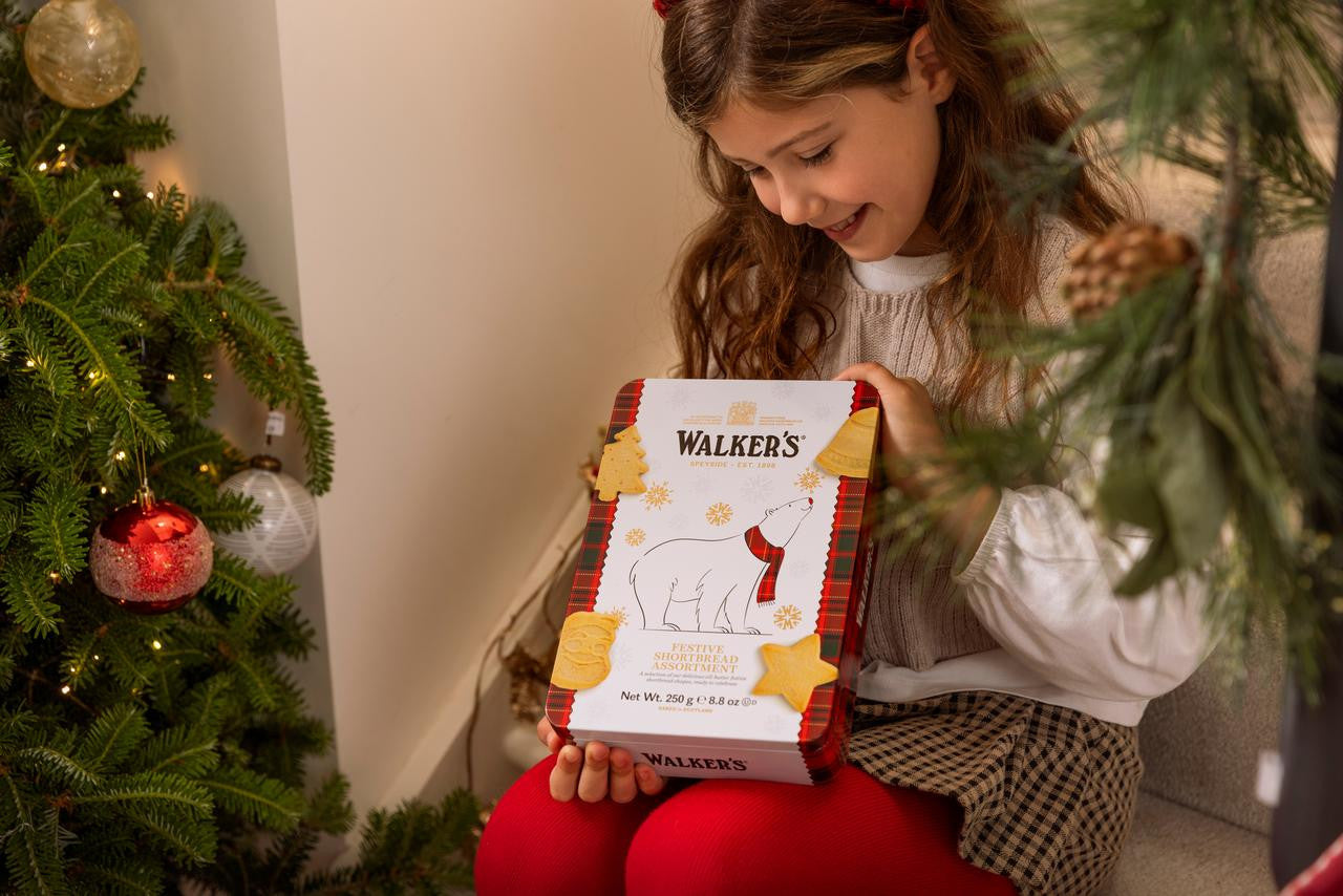 Shortbread Lata Festiva Urso Polar Walker's 250g