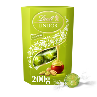 Bombons de Chocolate de Leite e Pistácios Lindor Lindt