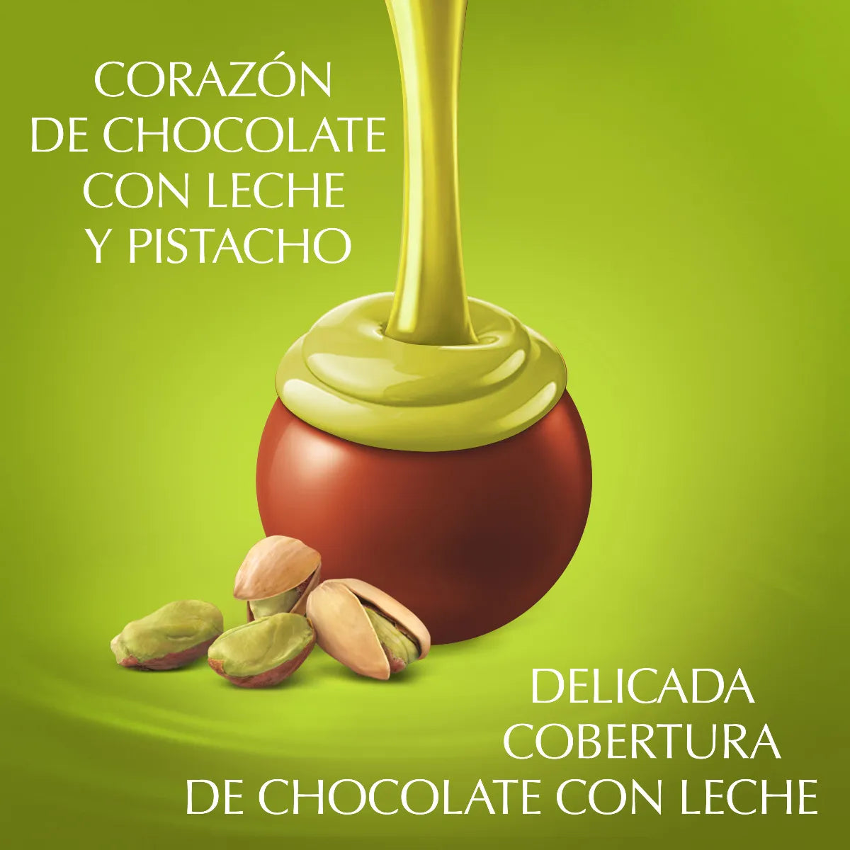 Bombons de Chocolate de Leite e Pistácios Lindor Lindt