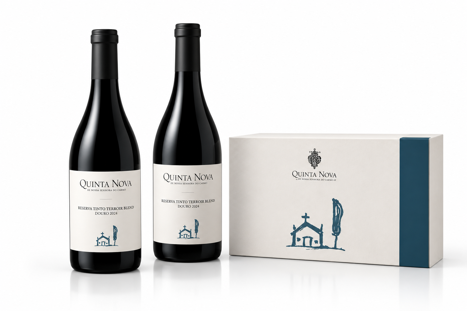 Pack 2 Vinho Tinto Reserva Terroir Blend Quinta Nova N. S. do Carmo