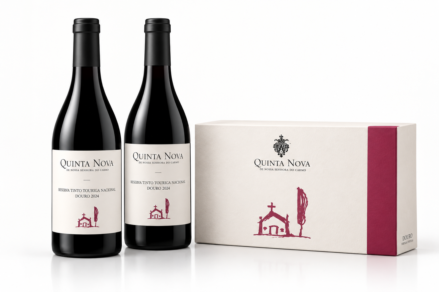 Pack 2 Vinho Tinto Reserva Touriga Nacional Quinta Nova N. S. do Carmo