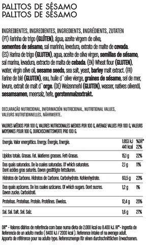 Palitos de Sésamo