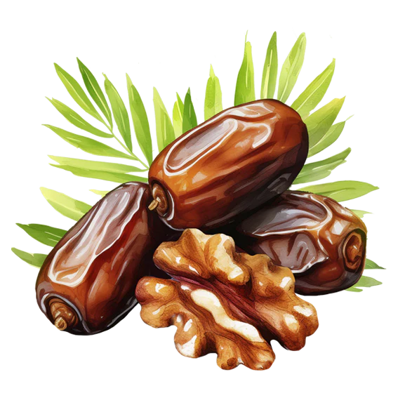 Pão de Tâmaras com Nozes Lady Joseph