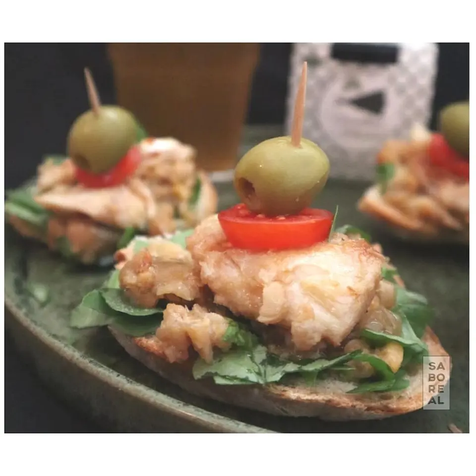 Petiscada de Bacalhau com Azeite Biológico