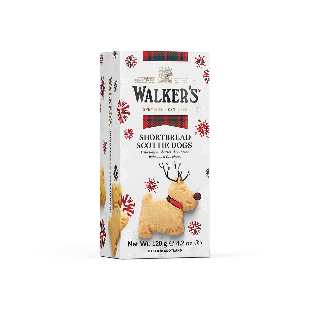 Shortbread Formas Terrier Escocês Rena Walker's 120g