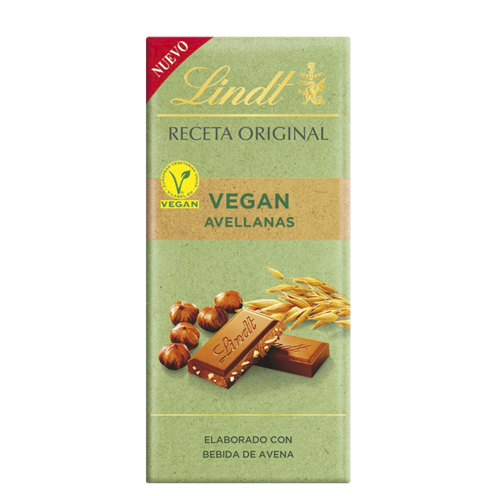 Tablete de Chocolate com Avelãs Vegan Lindt