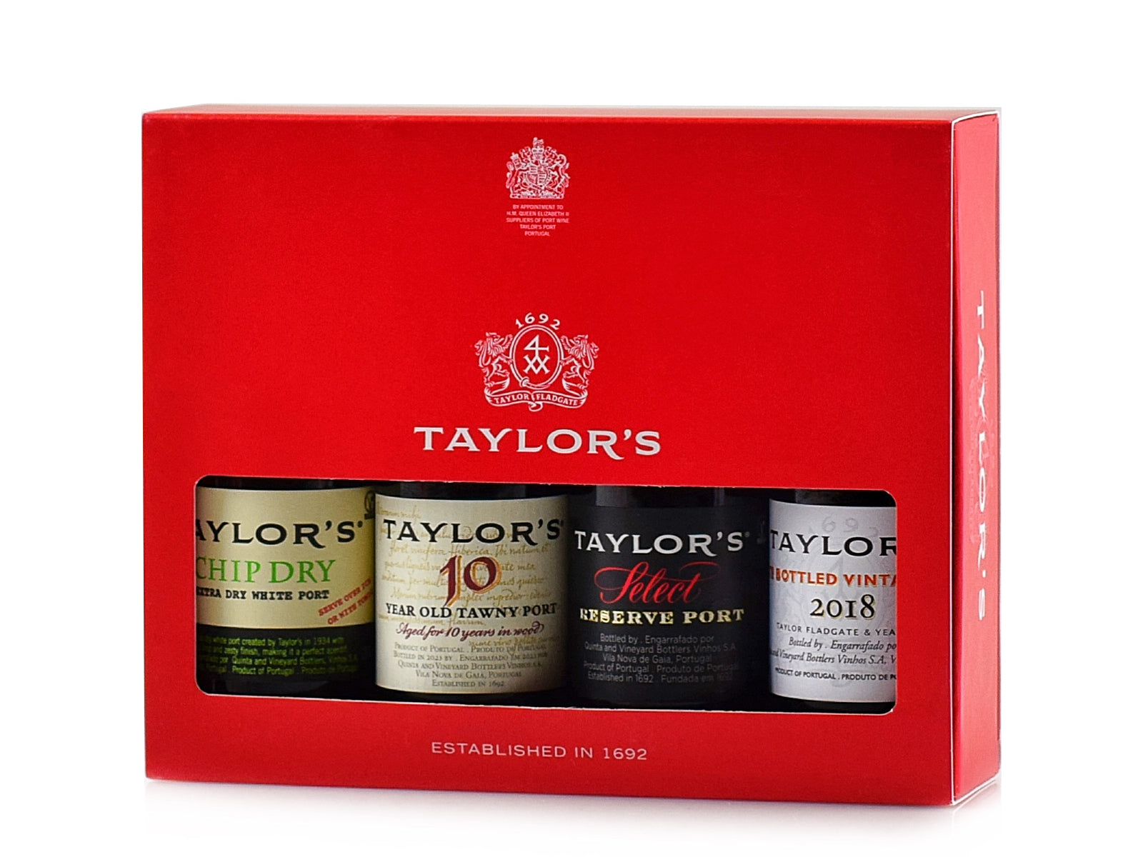 Vinho do Porto 4 Miniaturas Taylor´s