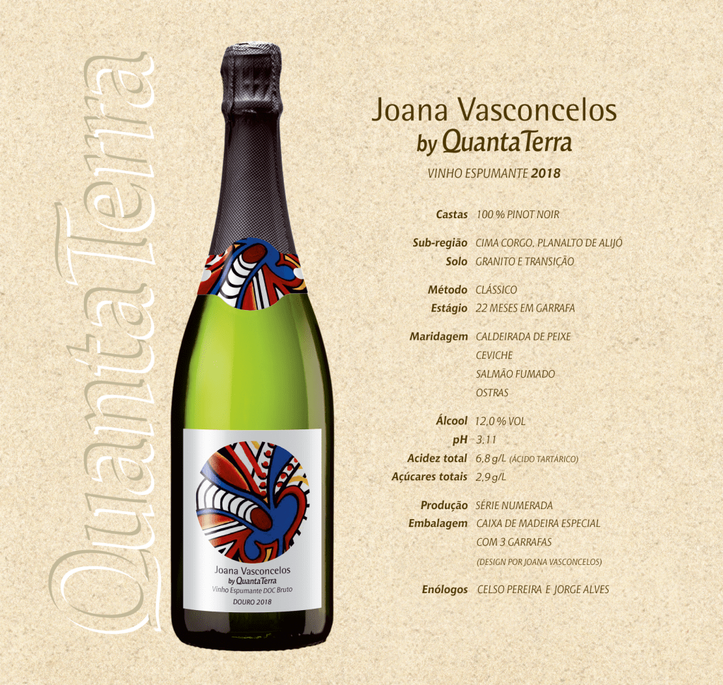 Vinho Espumante DOC Bruto Joana Vasconcelos by Quanta Terra