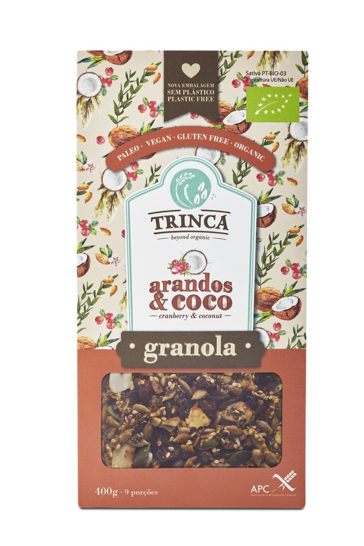 Granola de Arandos e Coco