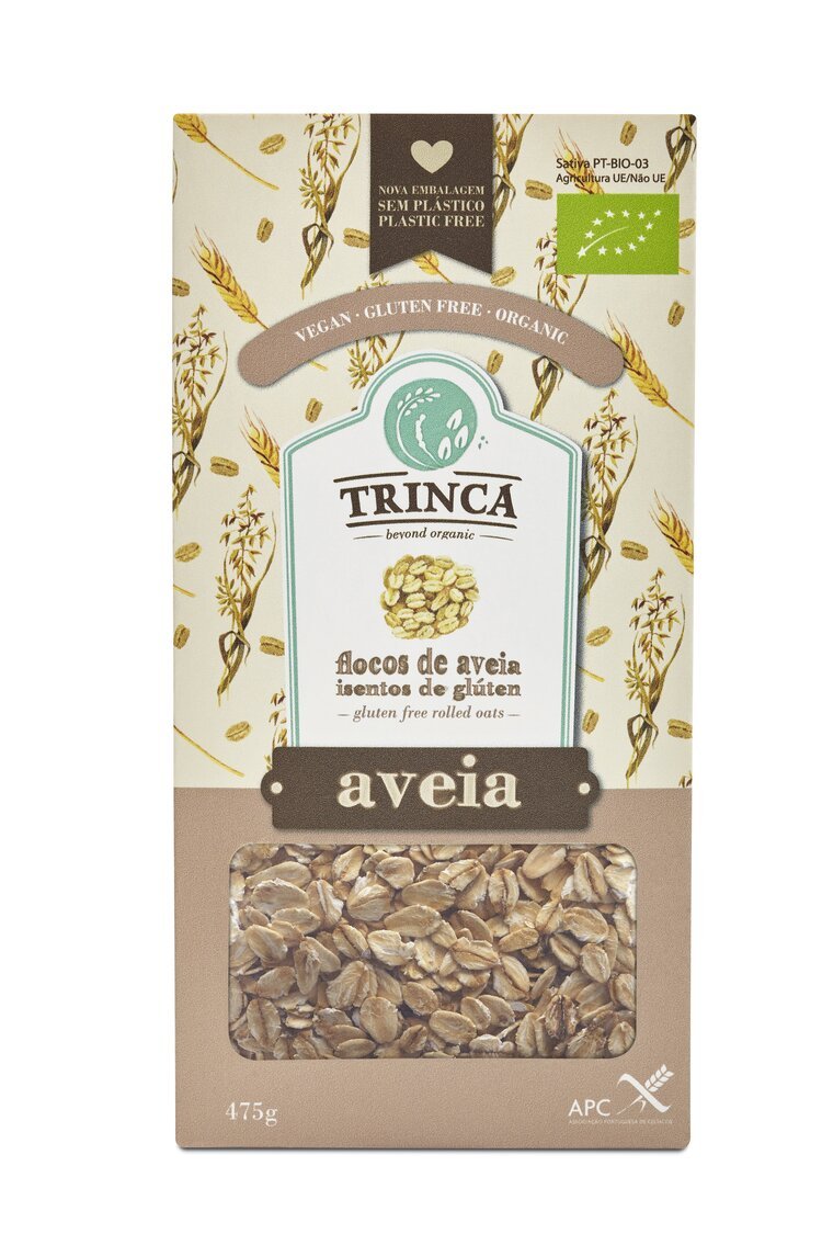 Flocos de Aveia Biológica Sem Glúten