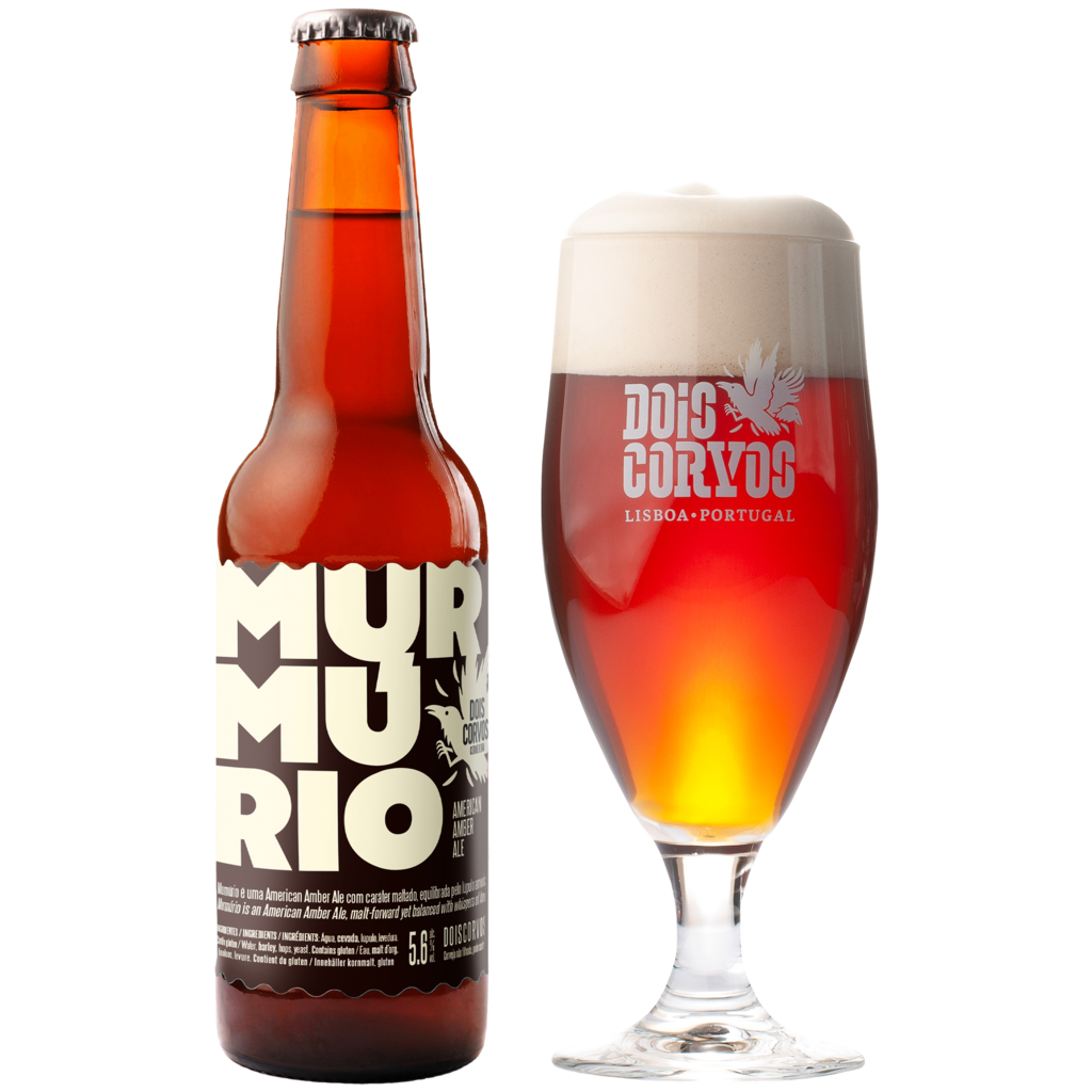 Cerveja Artesanal Murmúrio American Amber ALE Dois Corvos