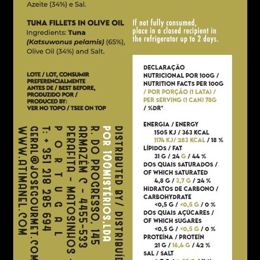 Filetes de Atum em Azeite Ati Manel