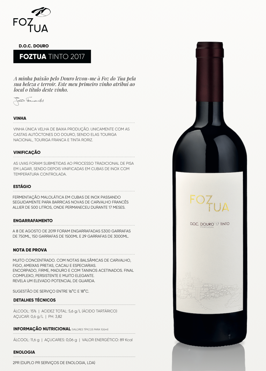 Vinho Tinto Douro DOC Foztua