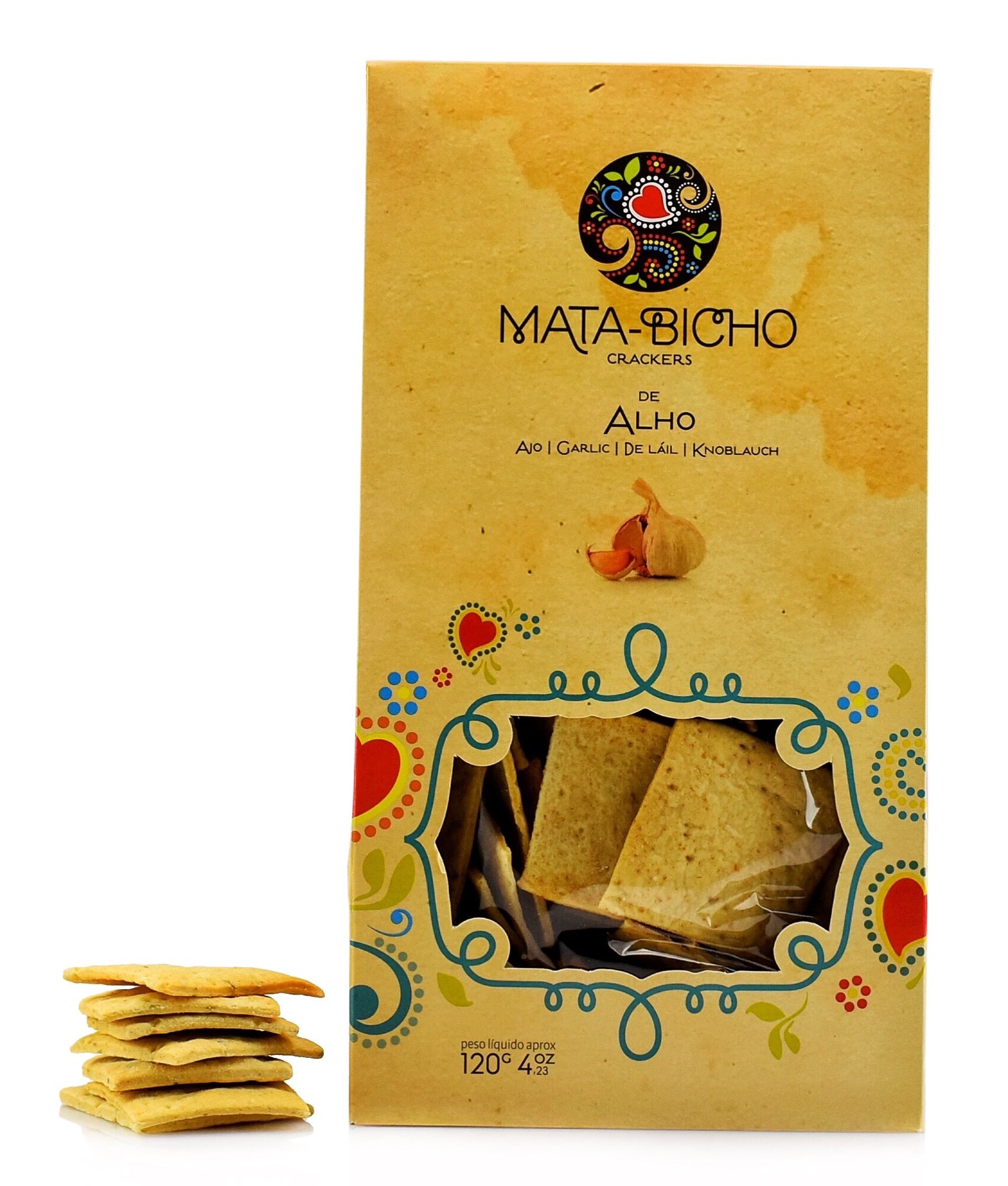 Crackers de Alho Mata-Bicho