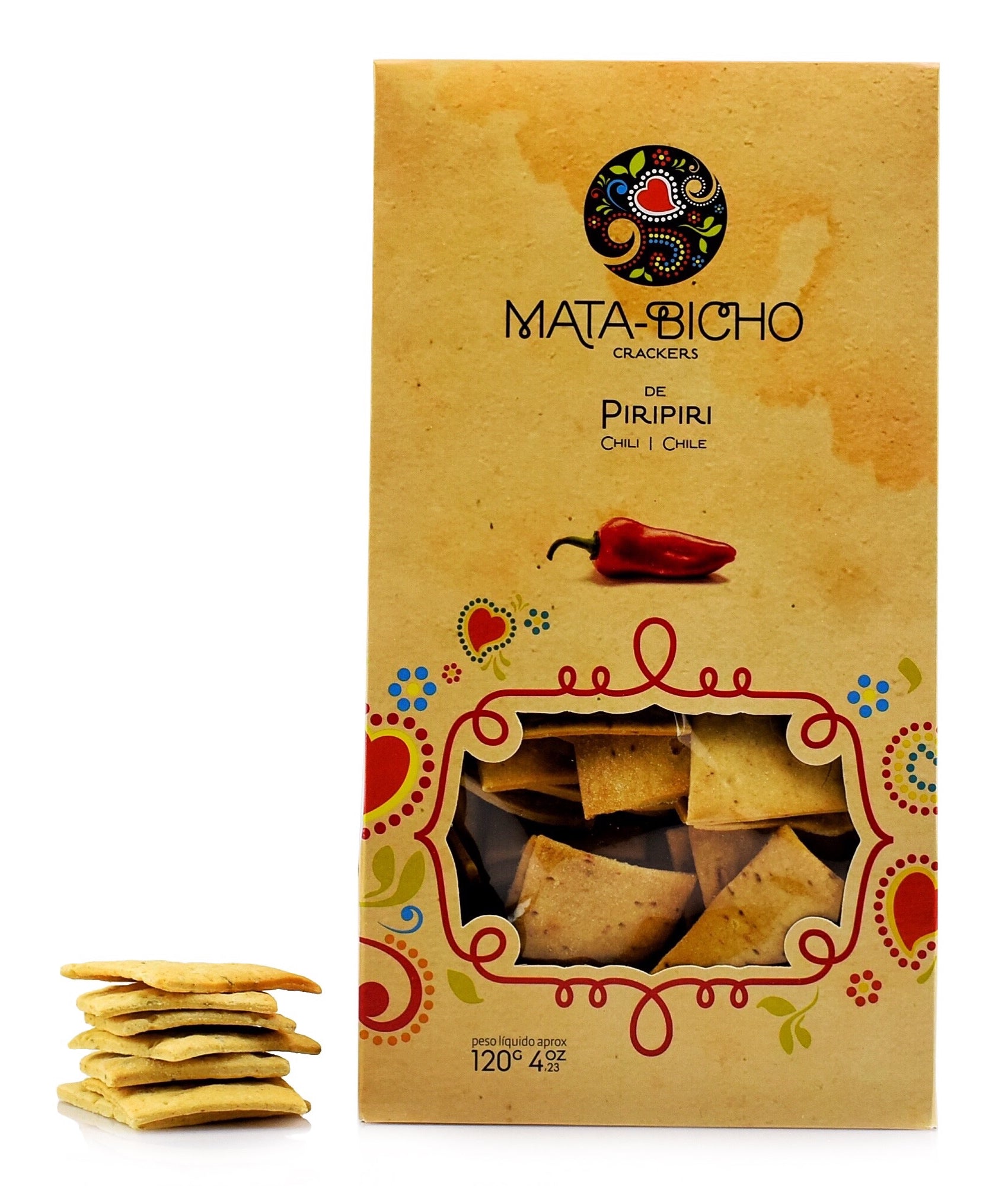 Crackers de Piri-Piri Mata-Bicho