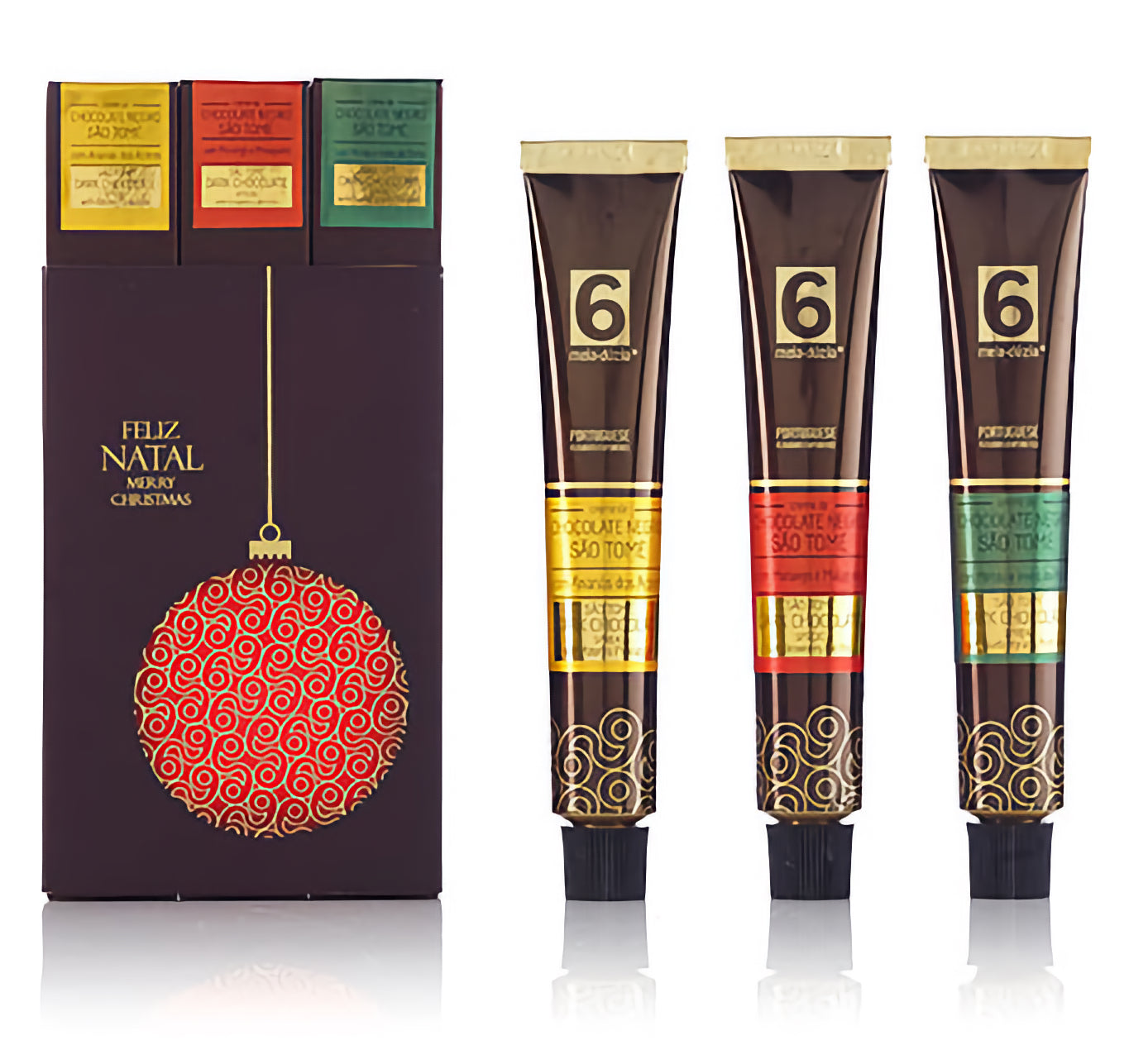 Pack 3 Chocolates - Edição Especial Bola de Natal