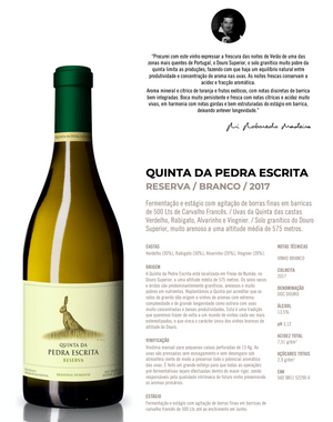 Vinho Branco Reserva Quinta da Pedra Escrita