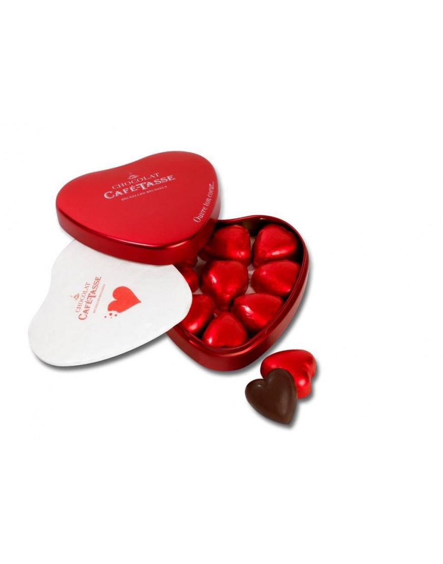Bombons de Chocolate Corações Café-Tasse