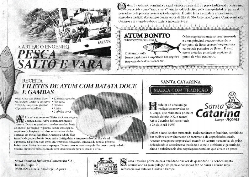 Filete de Atum em Azeite com Gengibre Santa Catarina