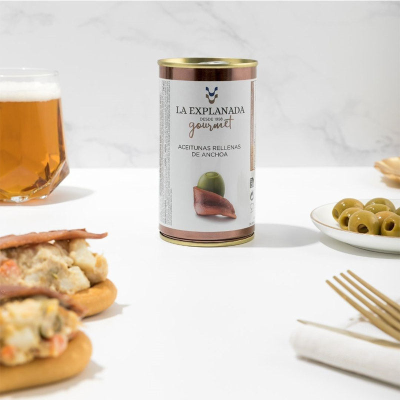 Azeitonas Verdes Recheadas com Anchova