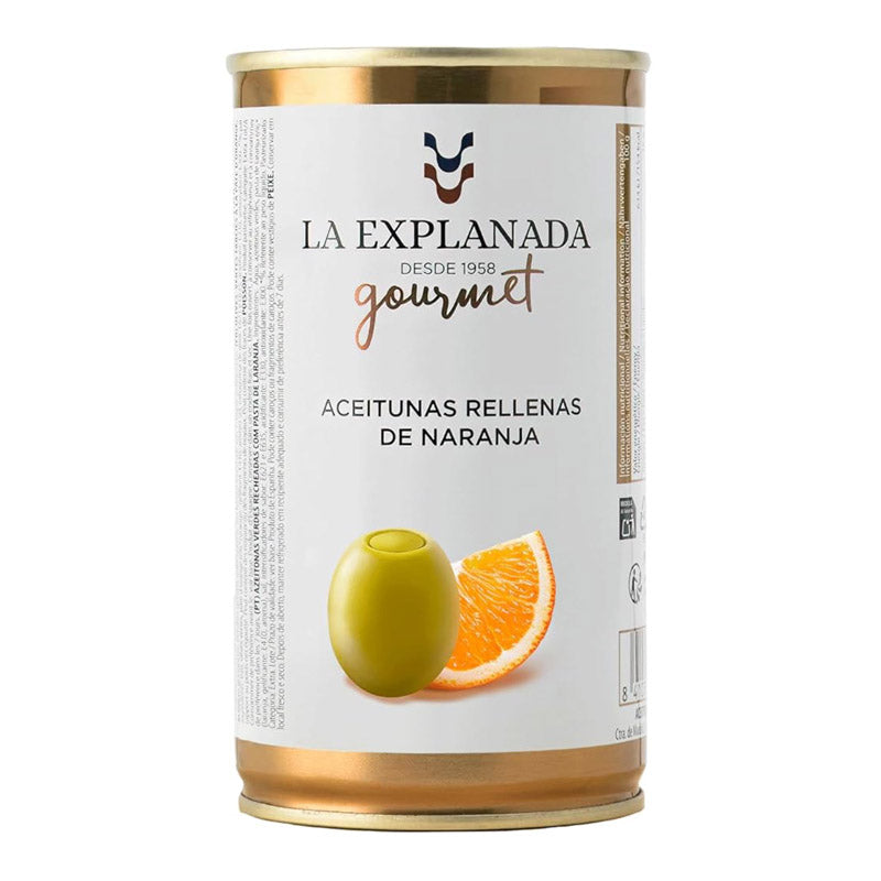 Azeitonas Verdes Recheadas com Laranja