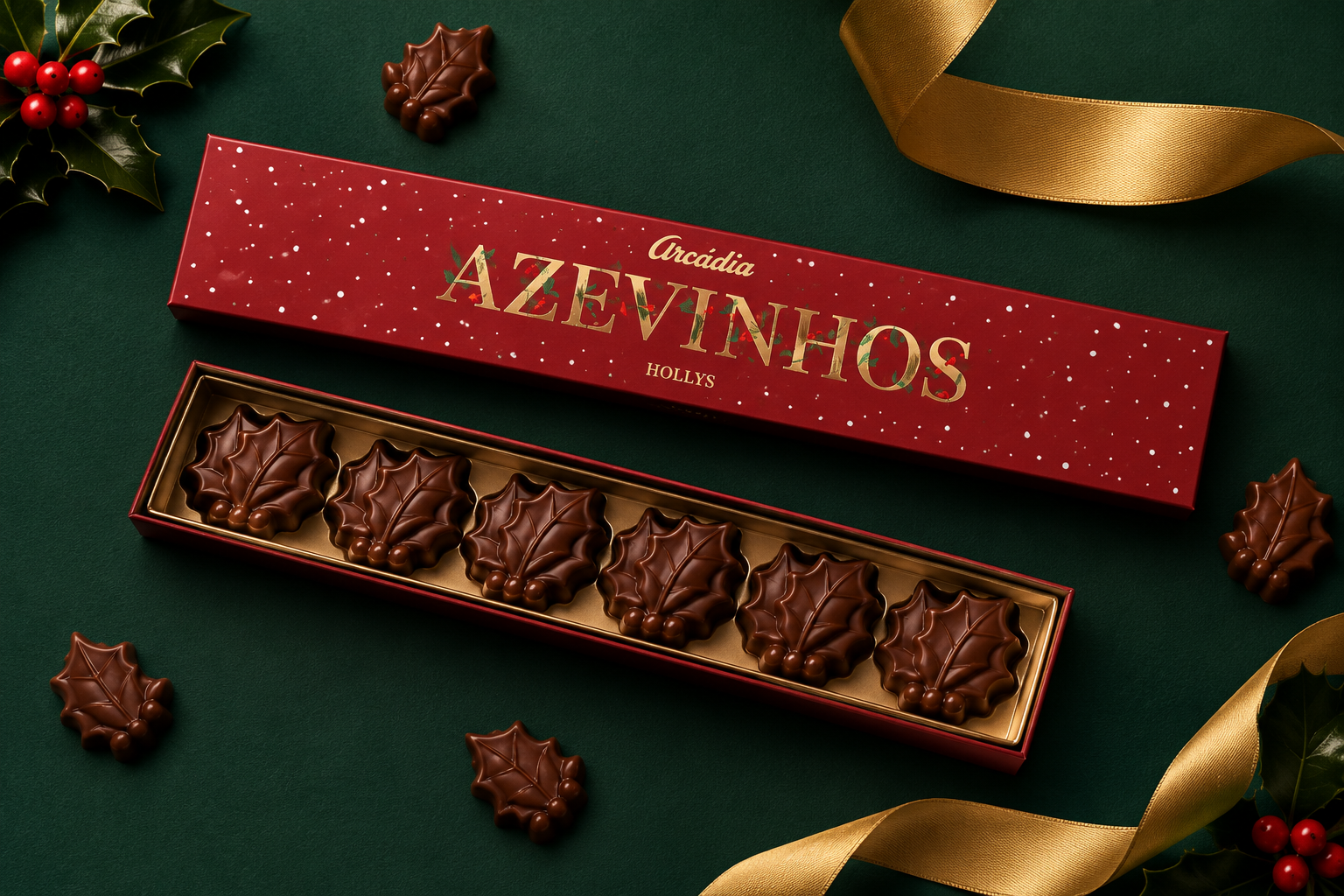 Azevinhos de Chocolate Arcádia