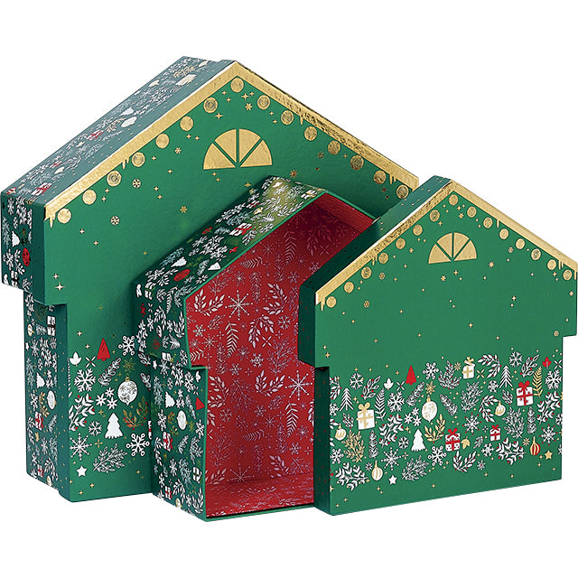 Caixa de Cartão Chalet Verde