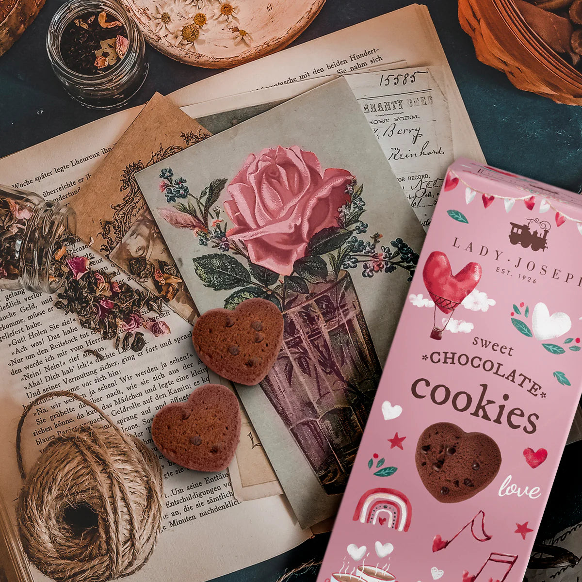 Biscoitos de Chocolate Edição Love Lady Joseph