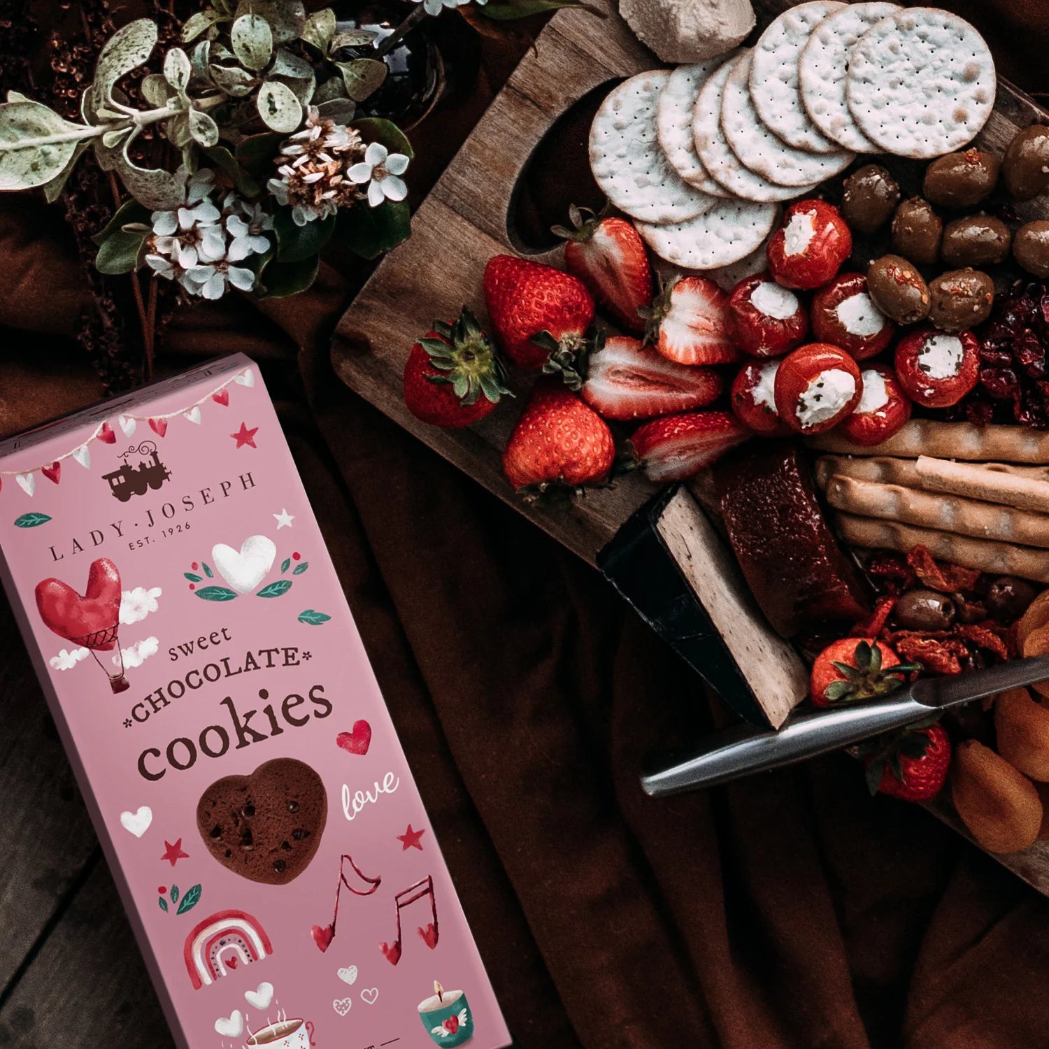 Biscoitos de Chocolate Edição Love Lady Joseph