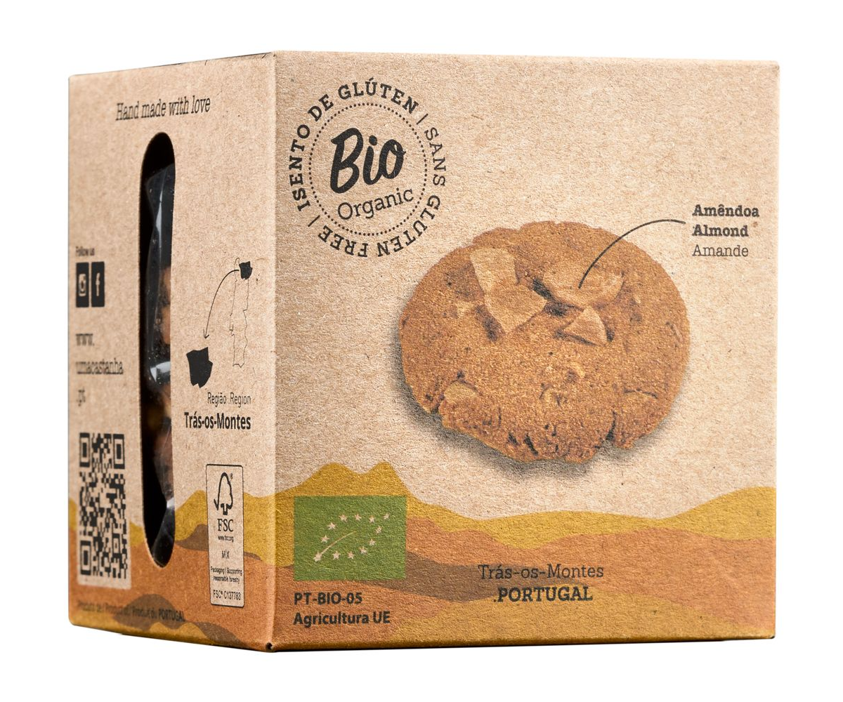 Bolachas Bio Pedaços de Amêndoa UMA Castanha