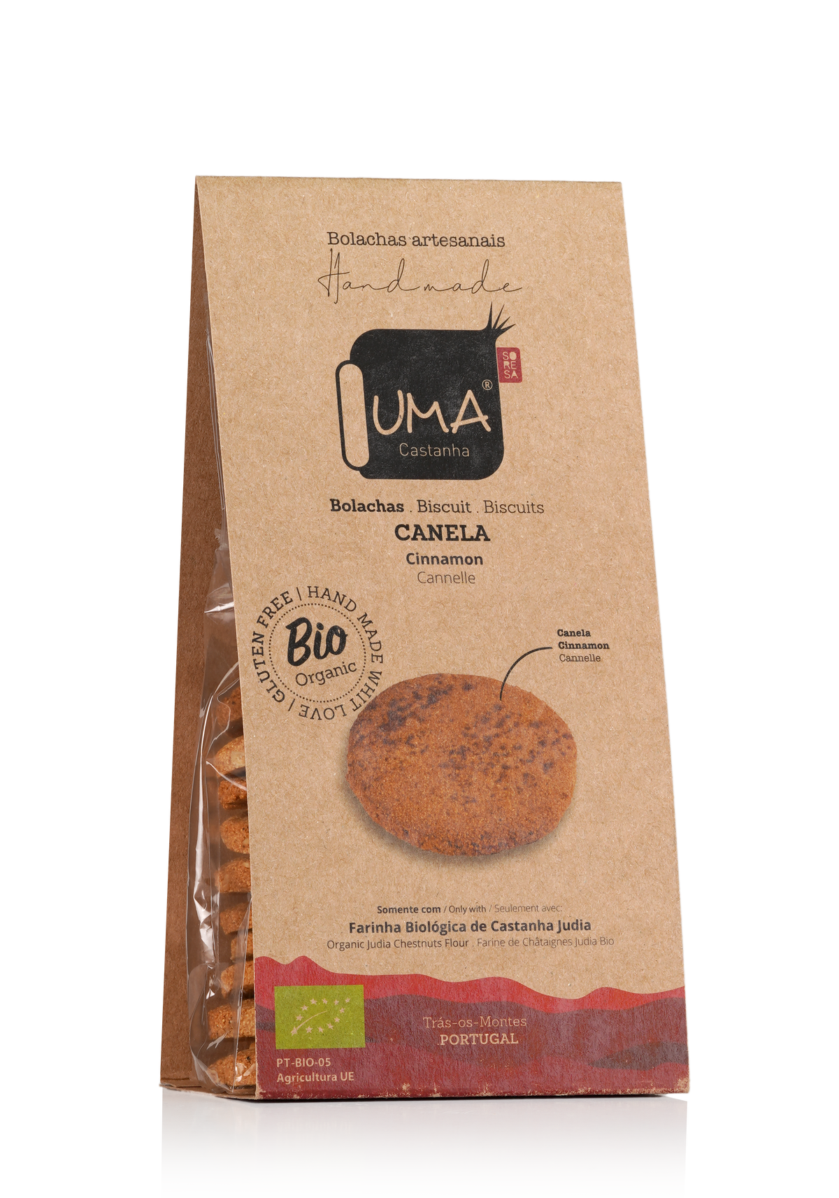 Bolachas Bio Canela UMA Castanha