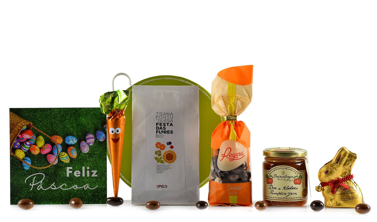 Cabaz de Páscoa Coelho de Chocolate