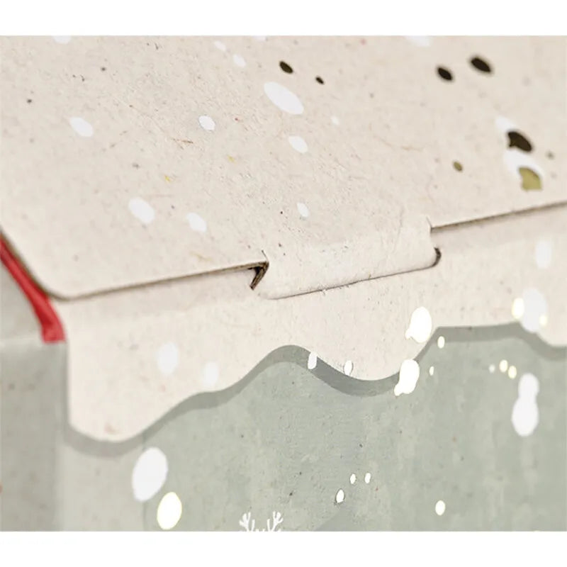 Caixa Cartão Formato Casa com Pega