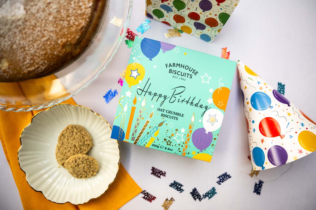 Biscoitos de Aveia - Gift Box Happy Birthday - Farmhouse