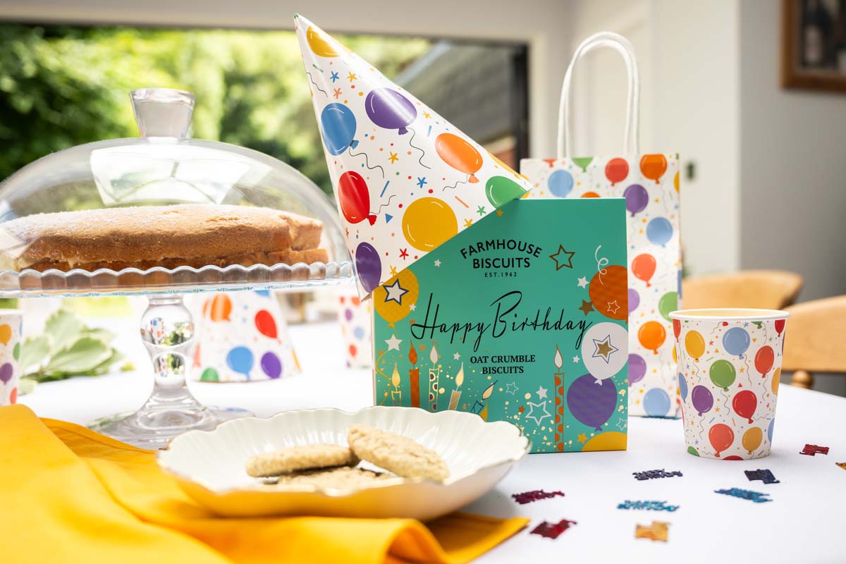 Biscoitos de Aveia - Gift Box Happy Birthday - Farmhouse