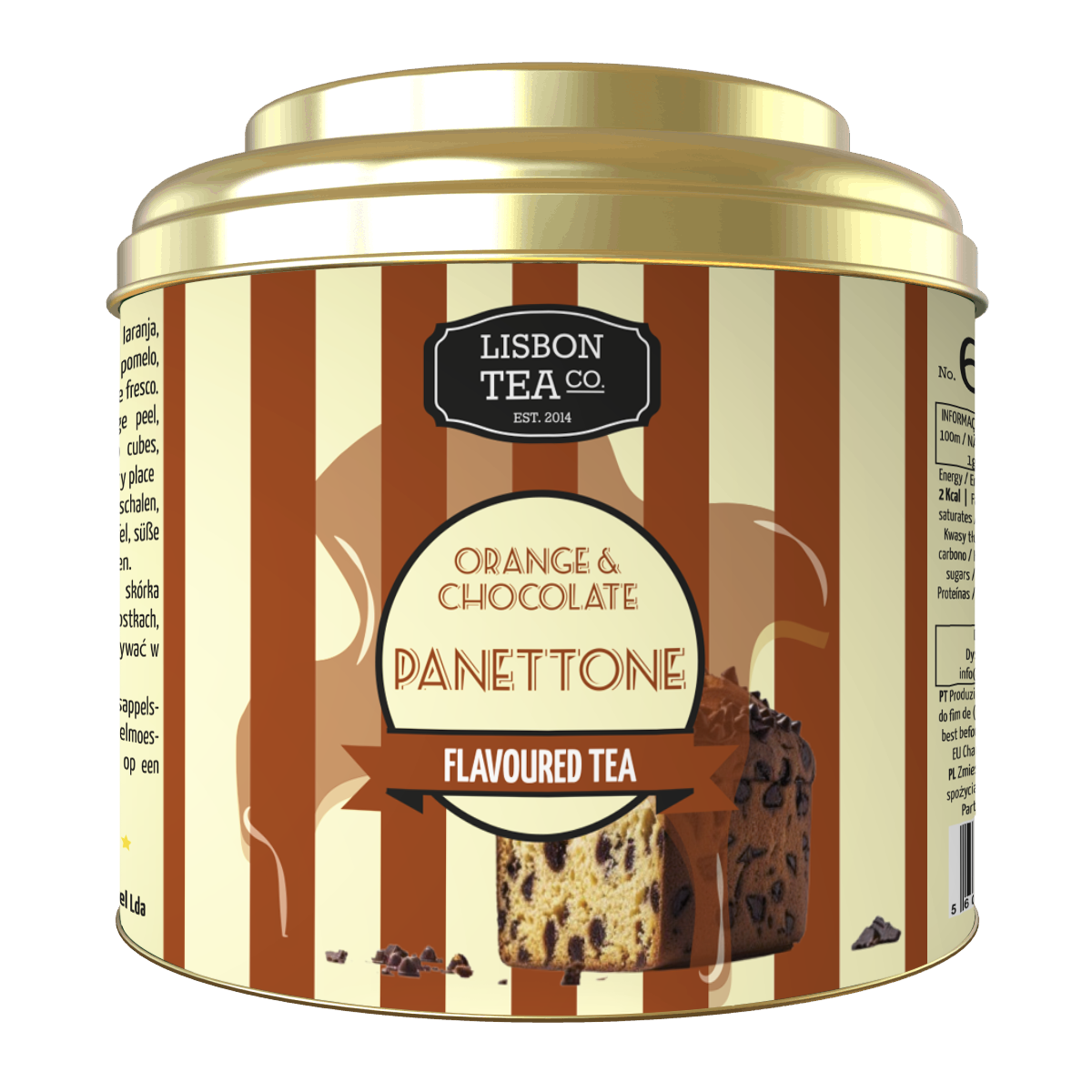Chá de Laranja, Chocolate e Panettone Lisbon Tea