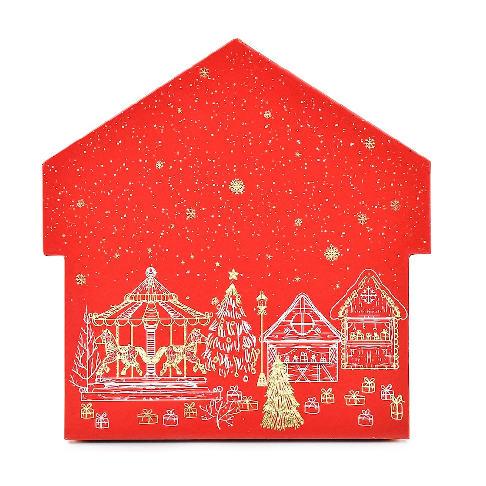 Caixa de Cartão Chalet Vemelho