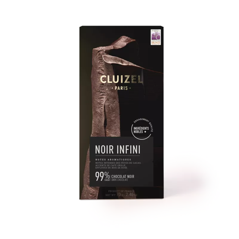 Tablete de Chocolate Negro 99% Cluizel