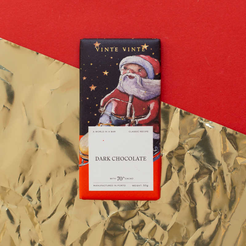 Tablete de Chocolate Negro 70% Starry Night Vinte Vinte